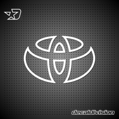 Toyota Badge Outline Sticker